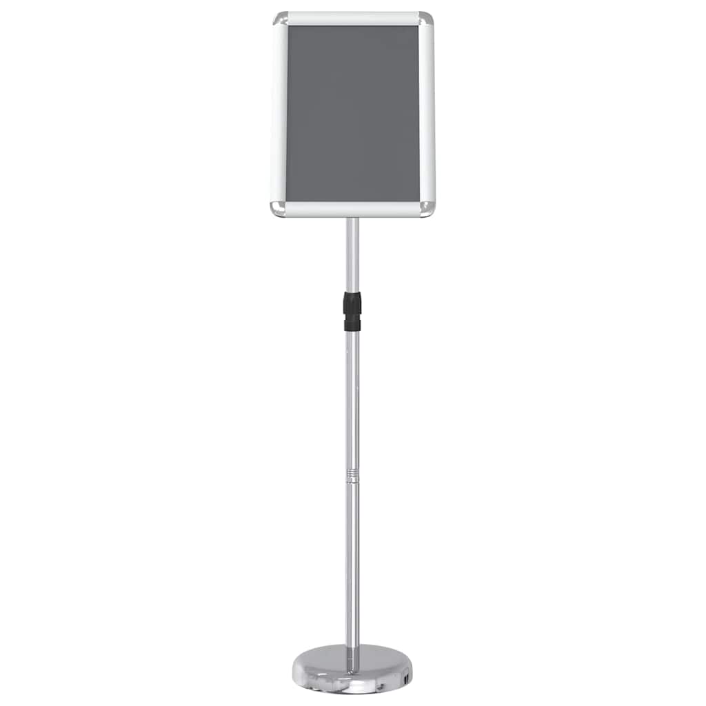 Stalci za sajmove Srebrno 30 x 25 x 128 cm Aluminij
