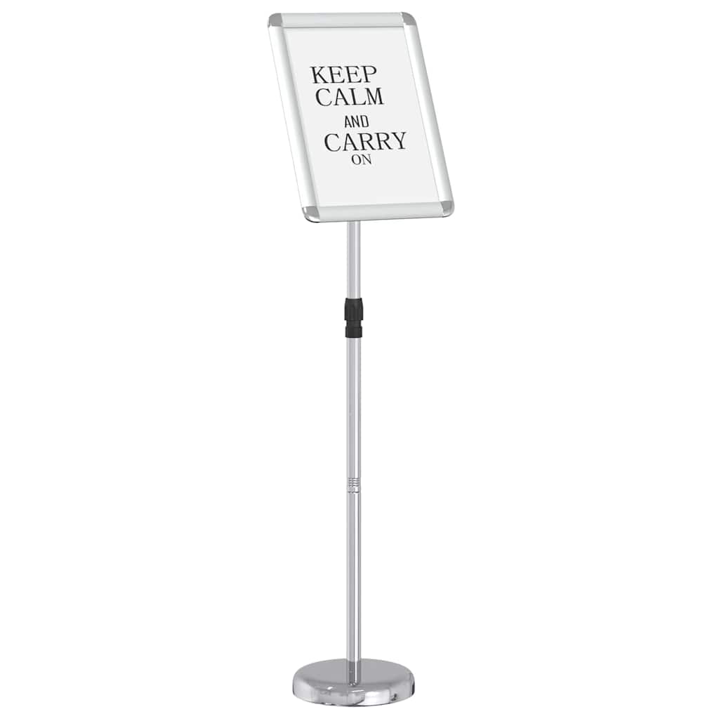 Stalci za sajmove Srebrno 30 x 25 x 128 cm Aluminij
