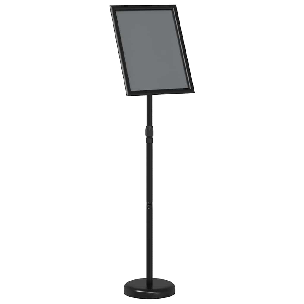Stalci za sajmove Crna 25 x 25 x 125 cm Aluminij