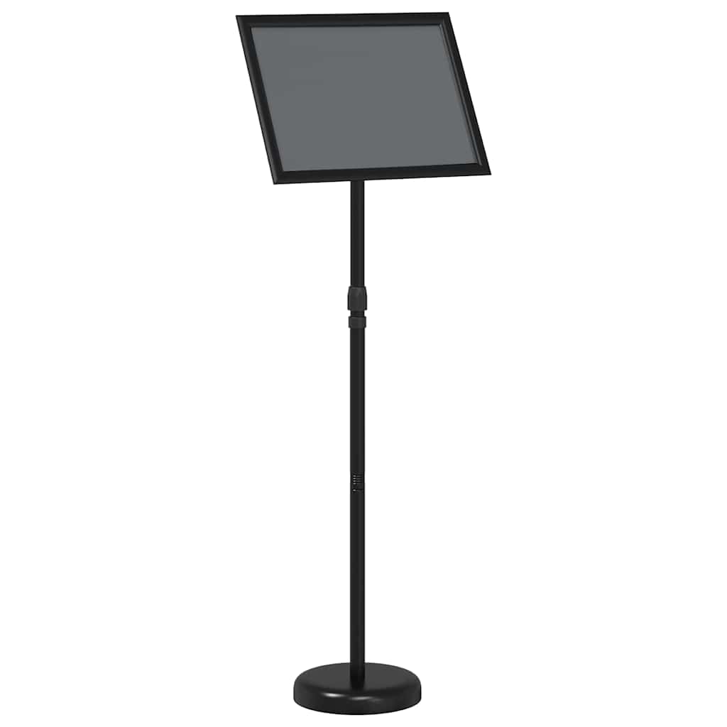 Stalci za sajmove Crna 25 x 25 x 125 cm Aluminij
