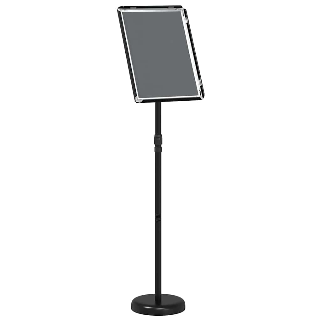 Stalci za sajmove Crna 25 x 25 x 125 cm Aluminij