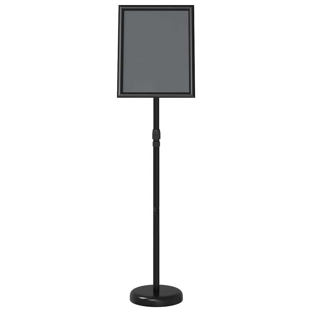 Stalci za sajmove Crna 25 x 25 x 125 cm Aluminij