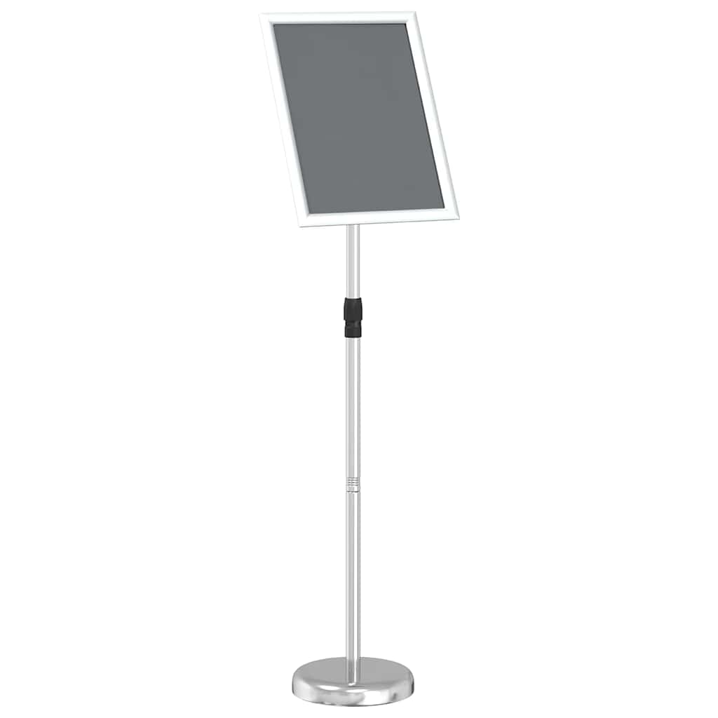 Stalci za sajmove Srebrno 30 x 25 x 128 cm Aluminij