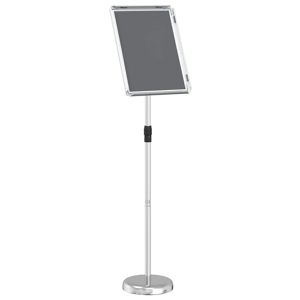 Stalci za sajmove Srebrno 30 x 25 x 128 cm Aluminij