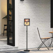 Stalci za sajmove Crna 25 x 25 x 125 cm Aluminij