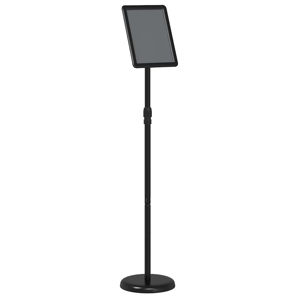 Stalci za sajmove Crna 25 x 25 x 125 cm Aluminij