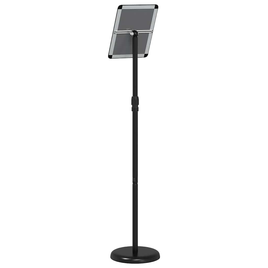 Stalci za sajmove Crna 25 x 25 x 125 cm Aluminij