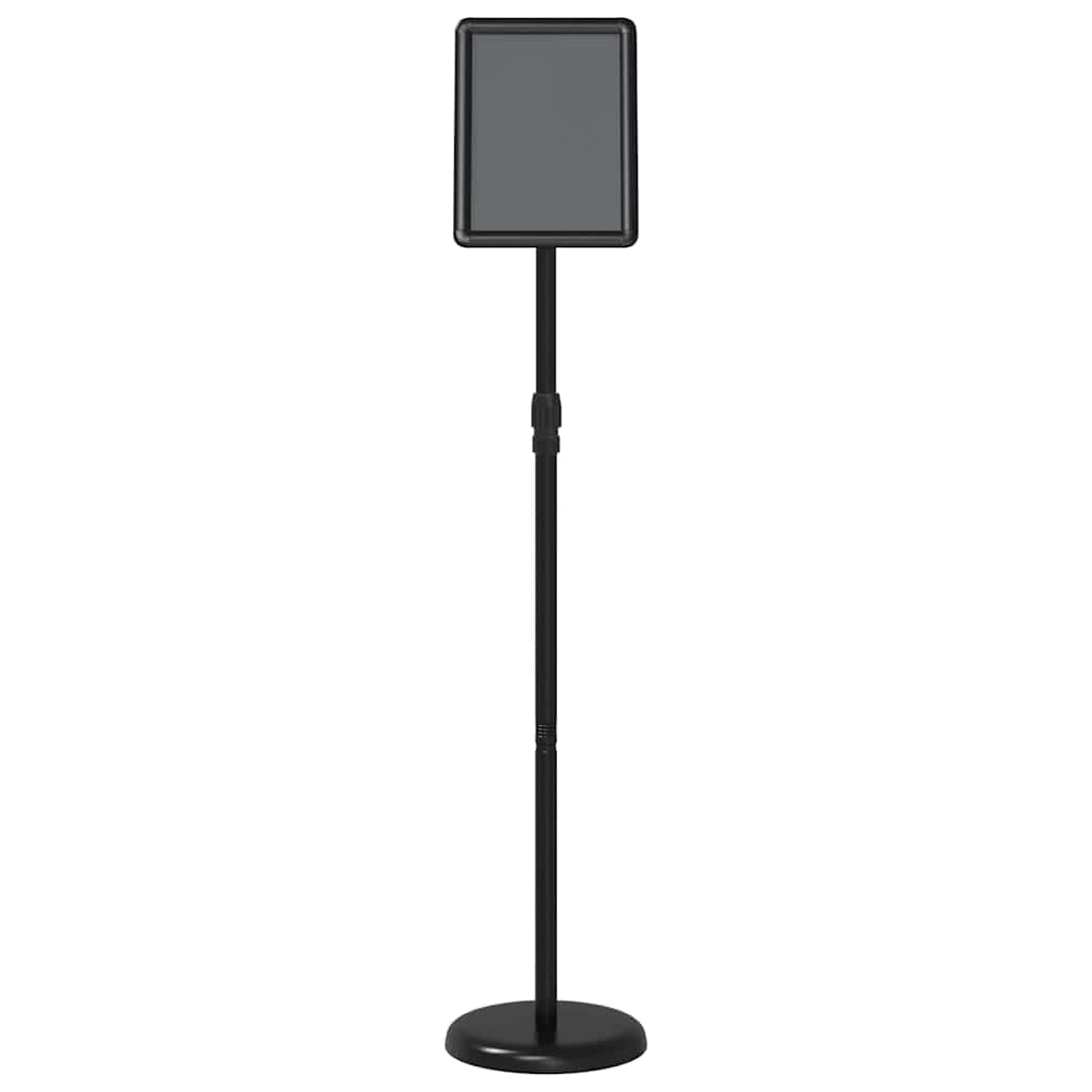 Stalci za sajmove Crna 25 x 25 x 125 cm Aluminij