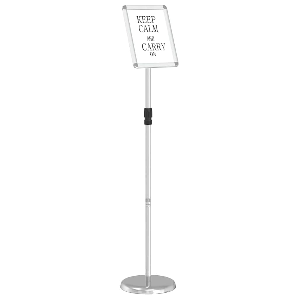 Stalci za sajmove Srebrno 25 x 25 x 125 cm Aluminij