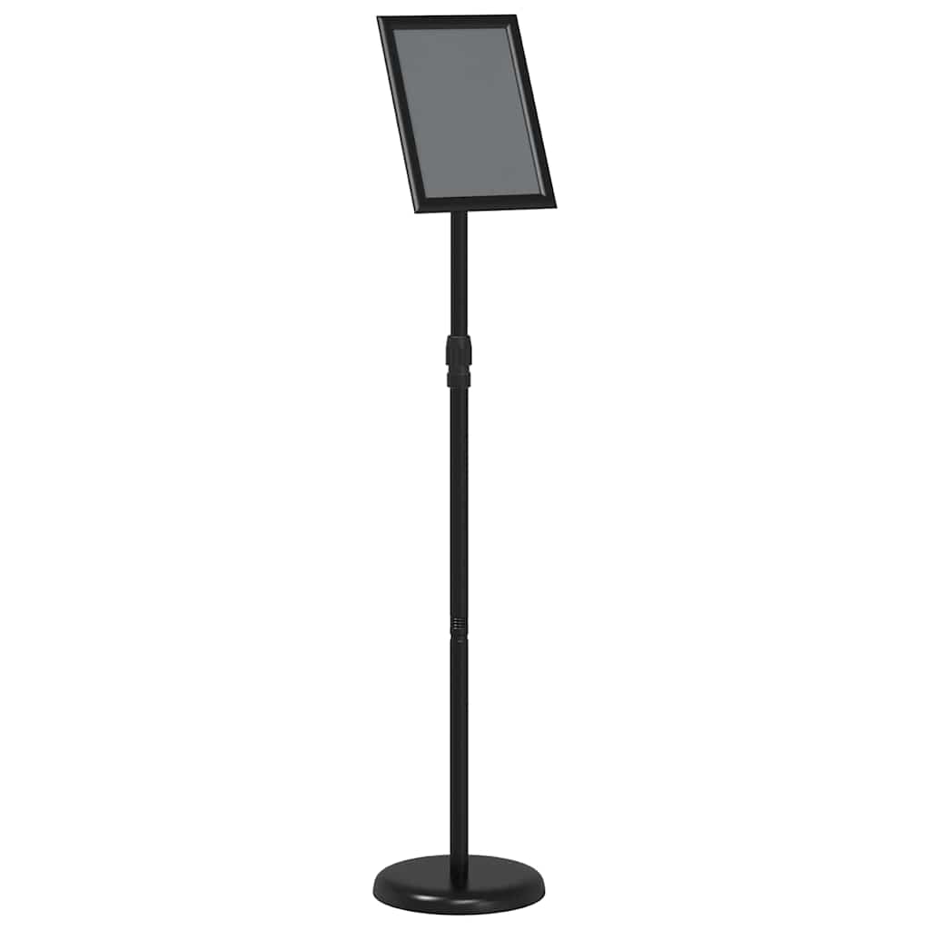 Stalci za sajmove Crna 25 x 25 x 125 cm Aluminij