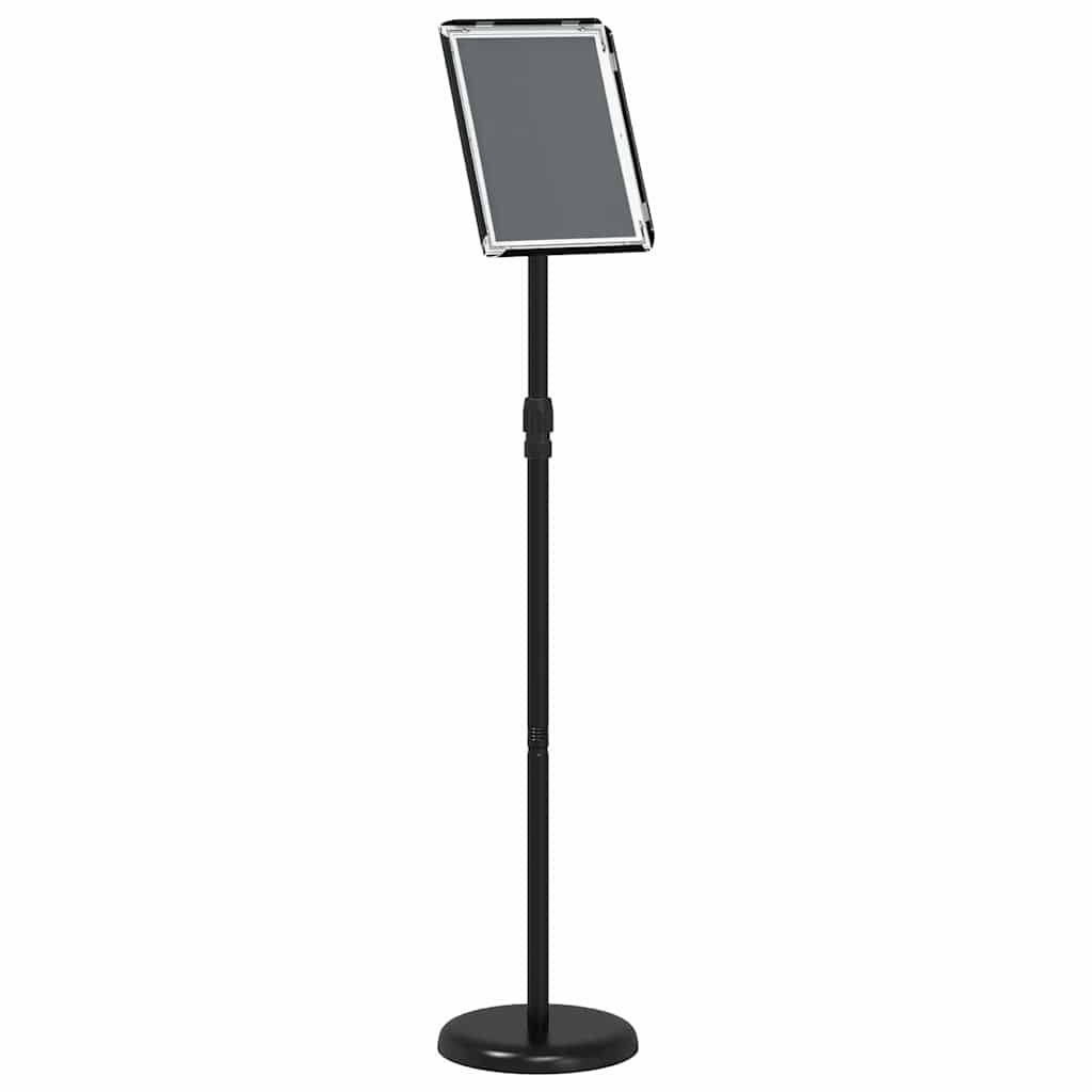 Stalci za sajmove Crna 25 x 25 x 125 cm Aluminij