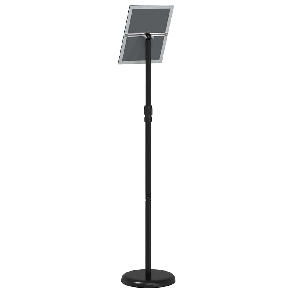 Stalci za sajmove Crna 25 x 25 x 125 cm Aluminij