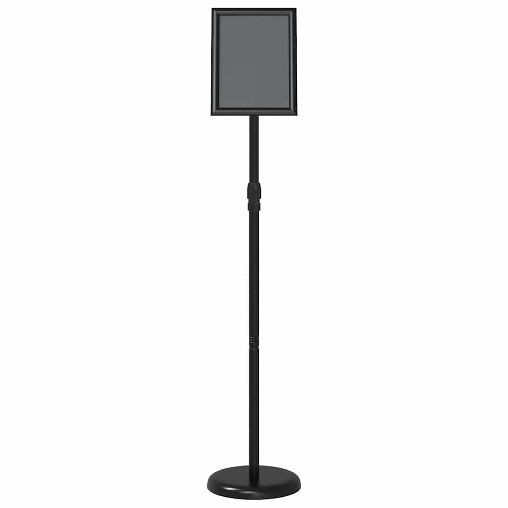 Stalci za sajmove Crna 25 x 25 x 125 cm Aluminij