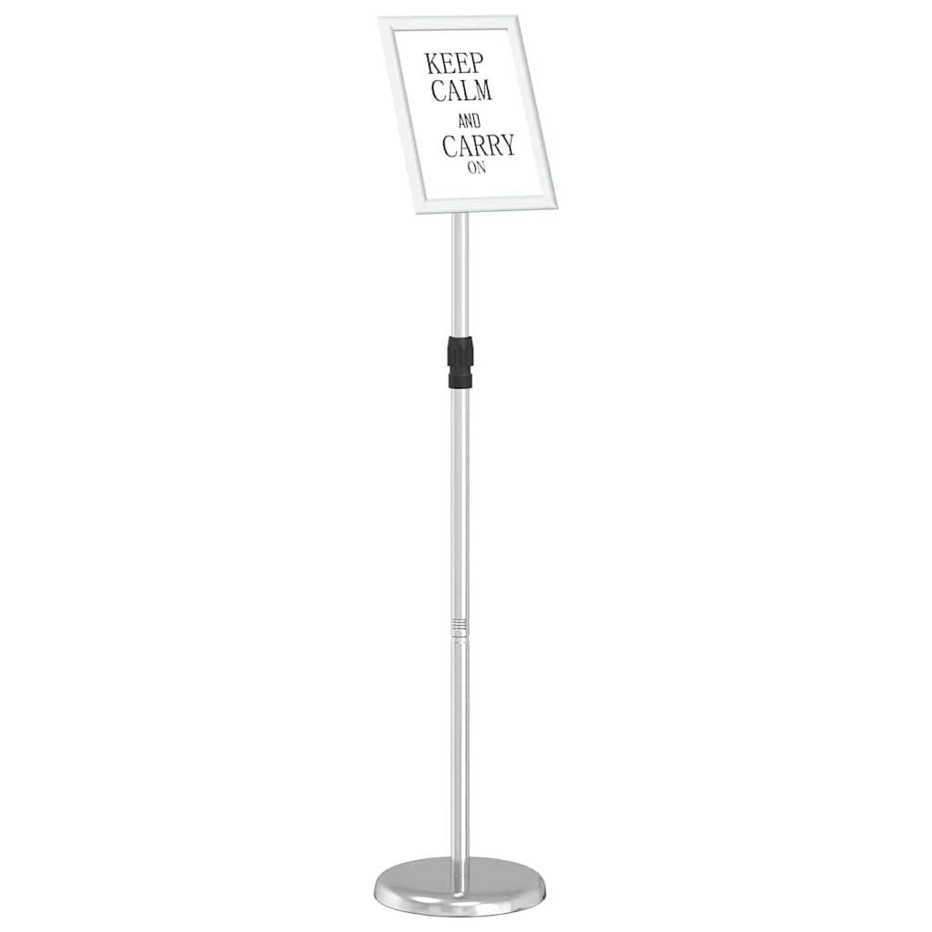 Stalci za sajmove Srebrno 25 x 25 x 125 cm Aluminij