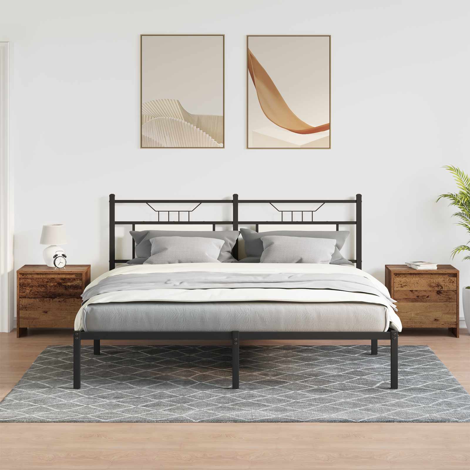 Noćni ormar Staro drvo 45 x 34 x 44,5 cm Konstruirano drvo