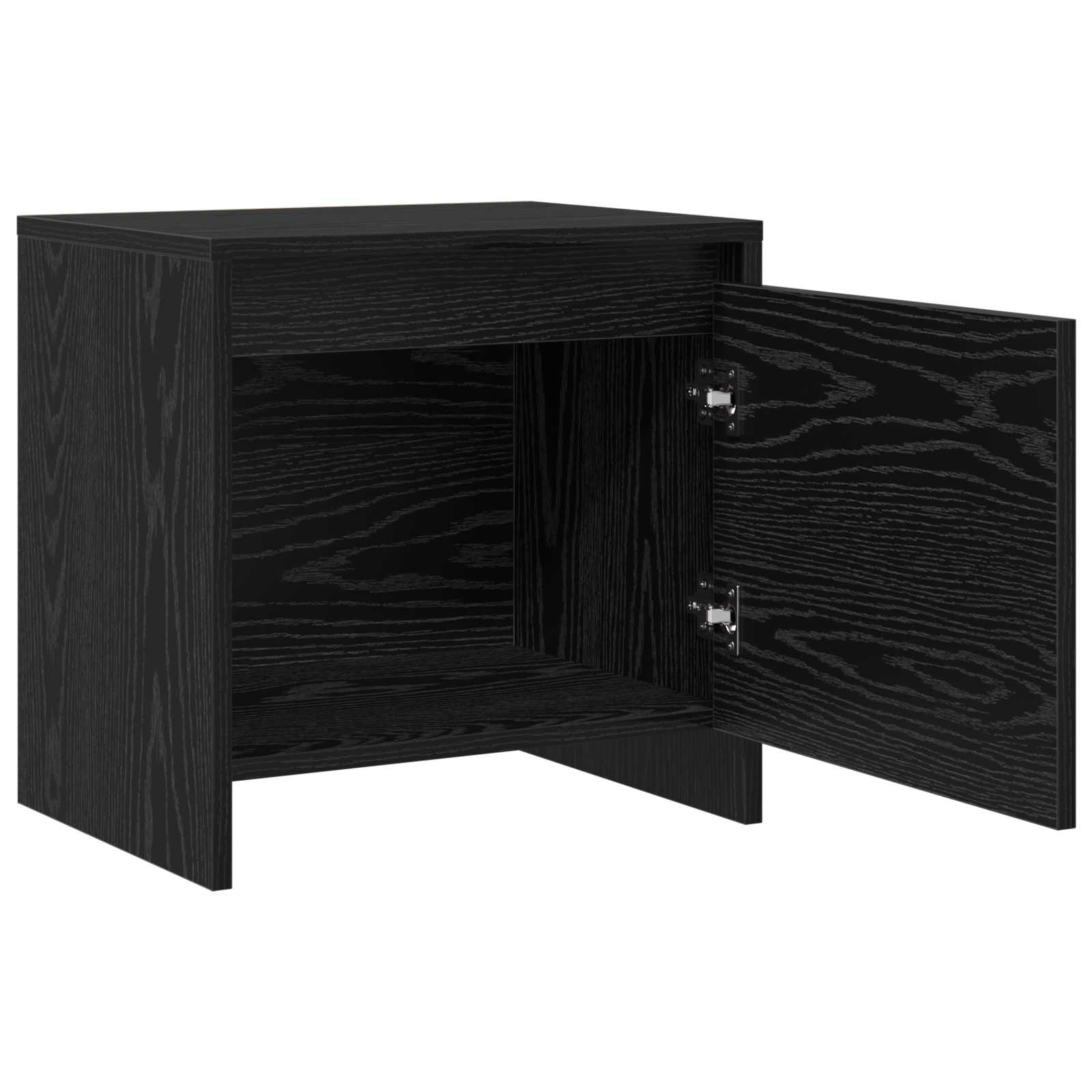 Noćni ormar Crni hrast 45 x 34 x 44,5 cm Konstruirano drvo