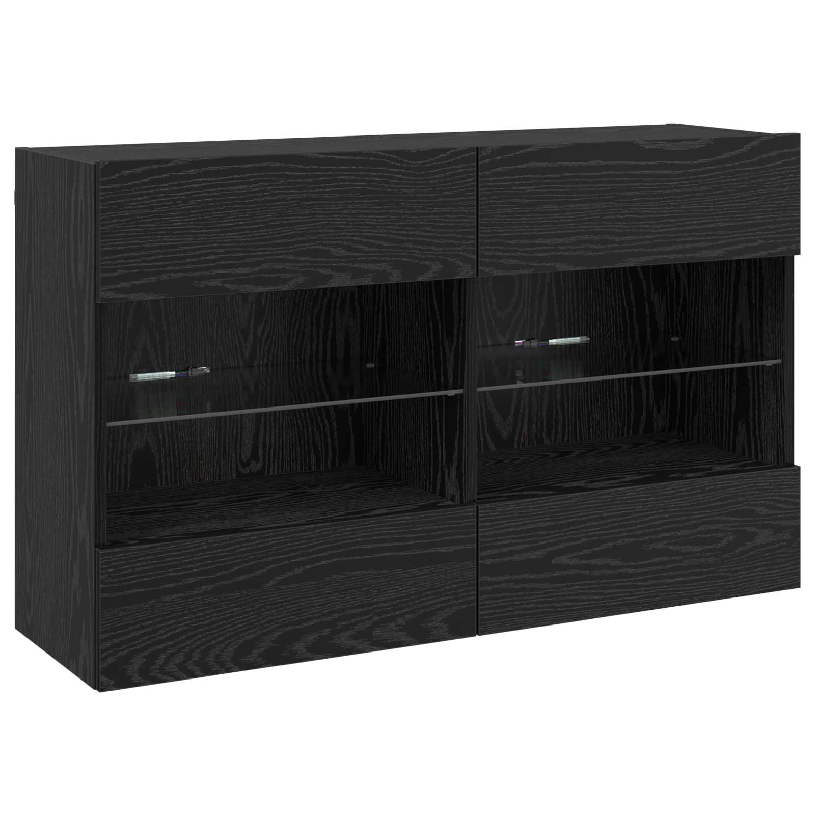 TV zidni ormar Crni hrast 98,5 x 30 x 60,5 cm Konstruirano drvo