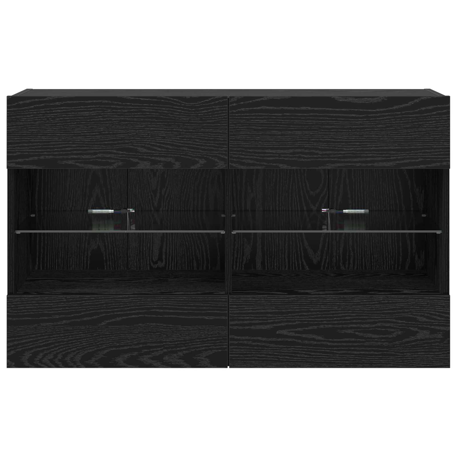 TV zidni ormar Crni hrast 98,5 x 30 x 60,5 cm Konstruirano drvo
