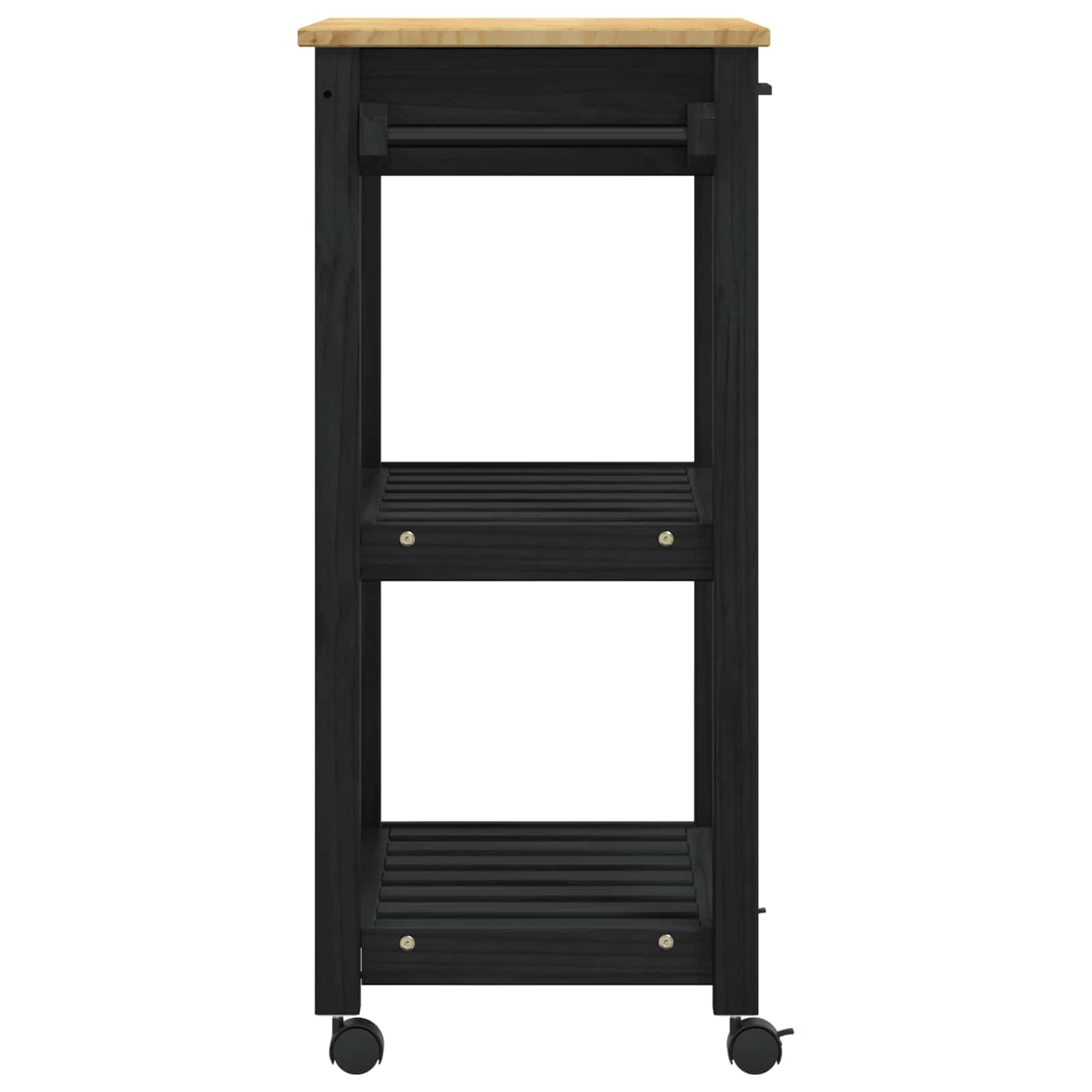 Kuhinjski kolica MONZA Crna 60 x 40 x 88,5 cm