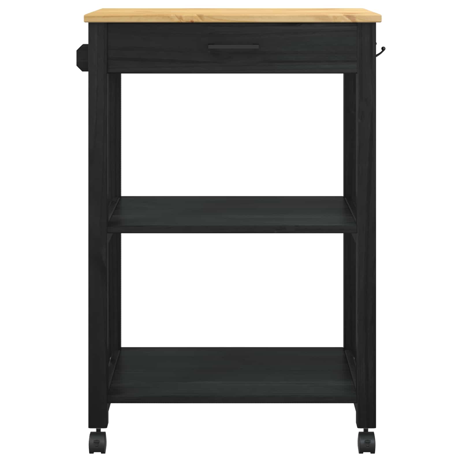Kuhinjski kolica MONZA Crna 60 x 40 x 88,5 cm