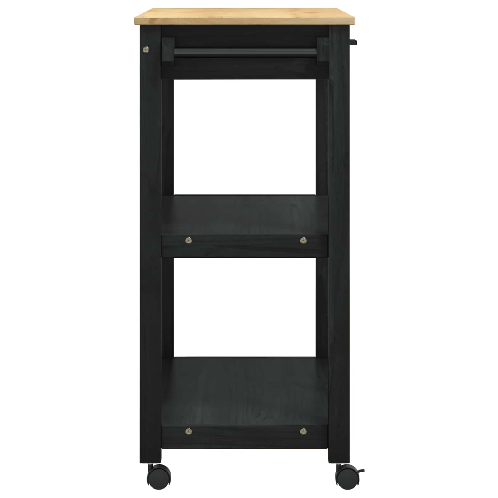 Kuhinjski kolica MONZA Crna 84 x 40 x 88,5 cm