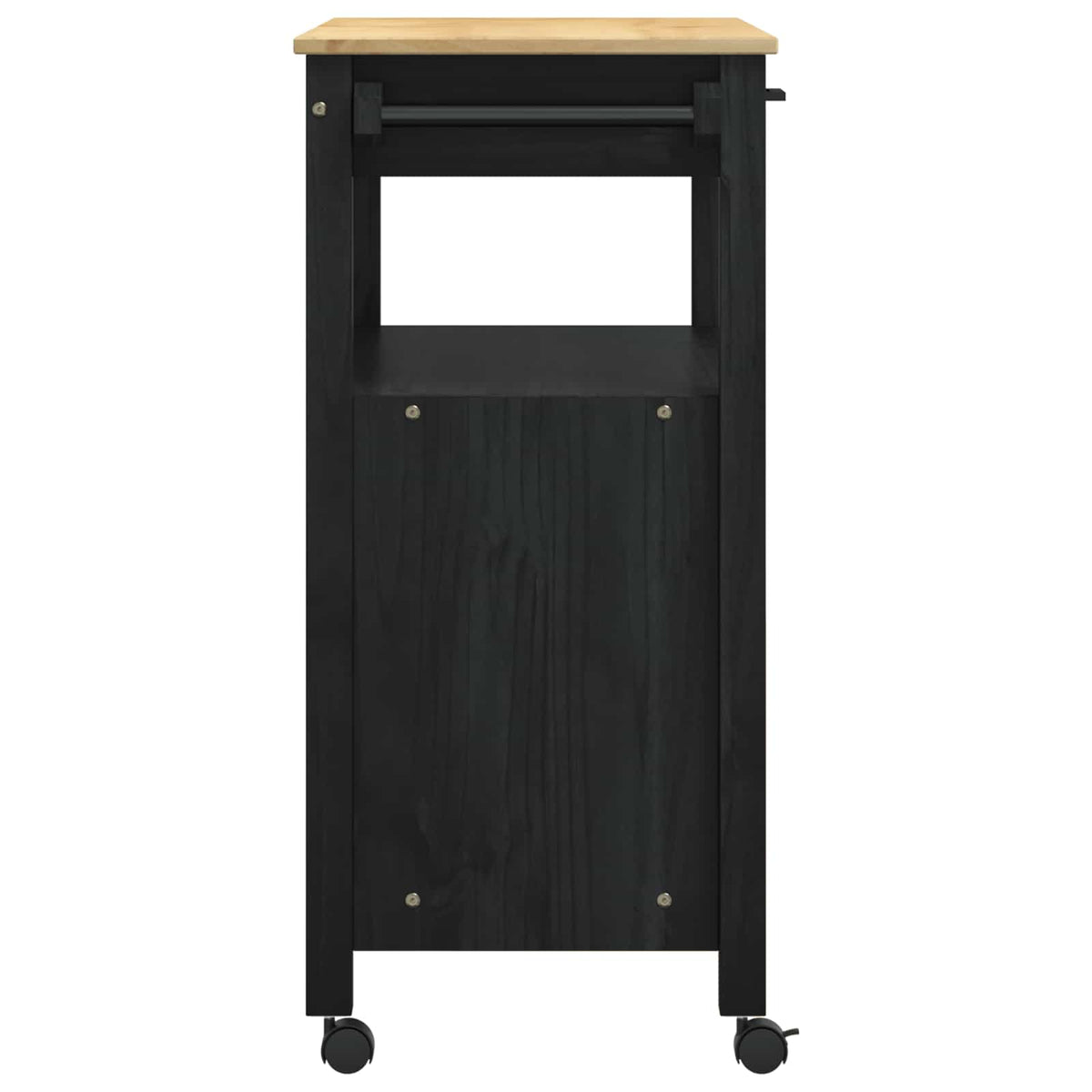 Kuhinjski kolica MONZA Crna 84 x 40 x 88,5 cm