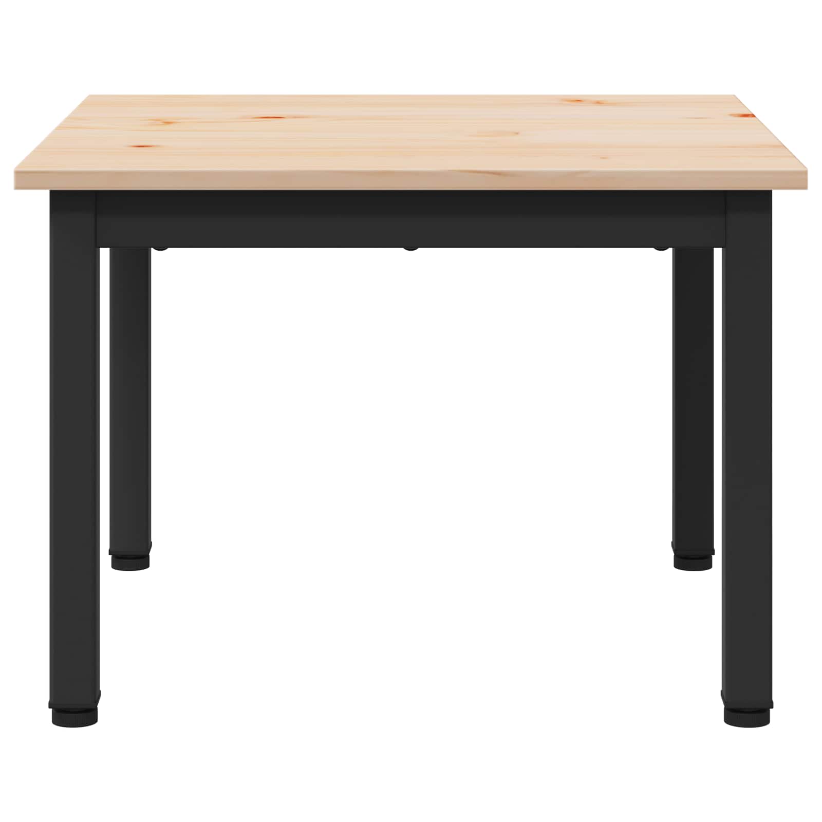 Kava Stol Prirodna 50 x 50 x 36 cm Čvrsto borovo drvo