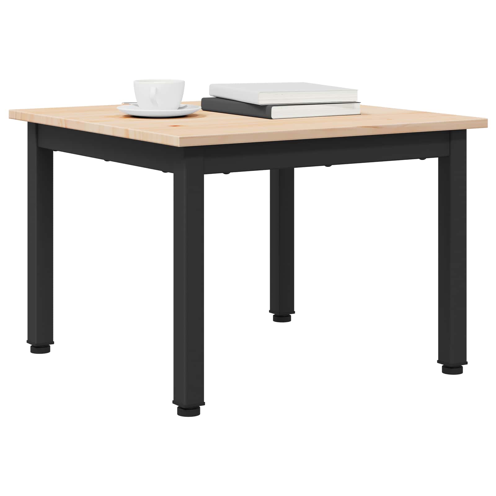 Kava Stol Prirodna 50 x 50 x 36 cm Čvrsto borovo drvo