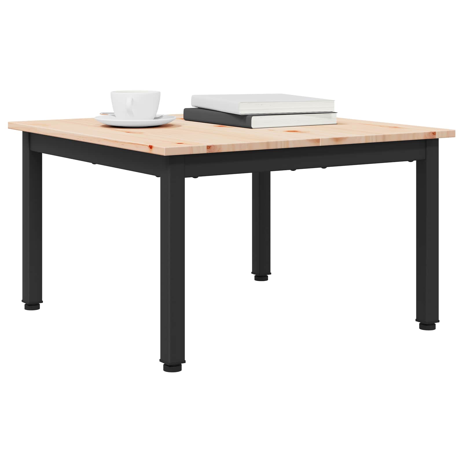 Kava Stol Prirodna 60 x 60 x 36 cm Čvrsto borovo drvo