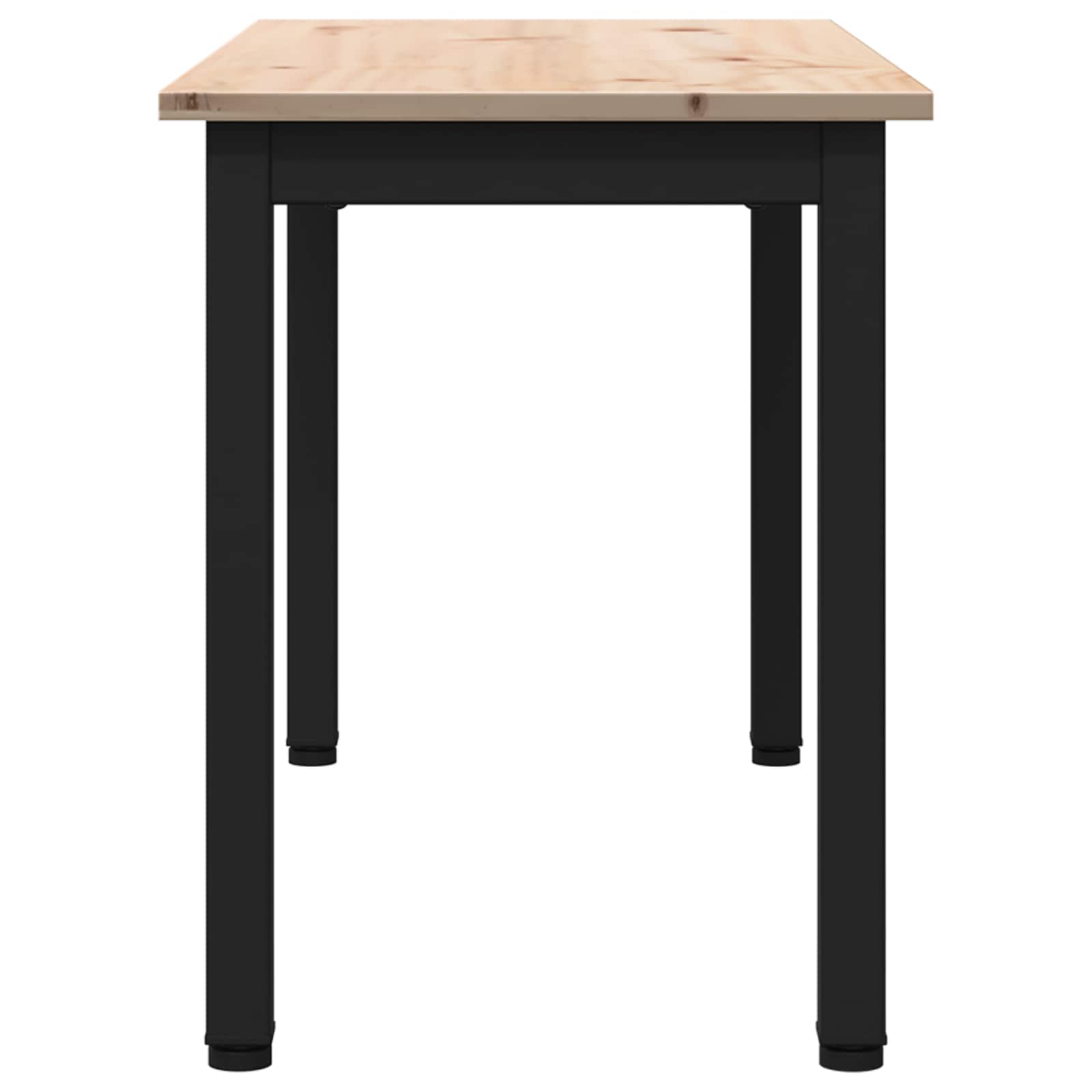 klupa Prirodna 80 x 35 x 45 cm Čvrsto borovo drvo