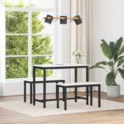 klupa Bijelo 80 x 35 x 45 cm Čvrsto borovo drvo