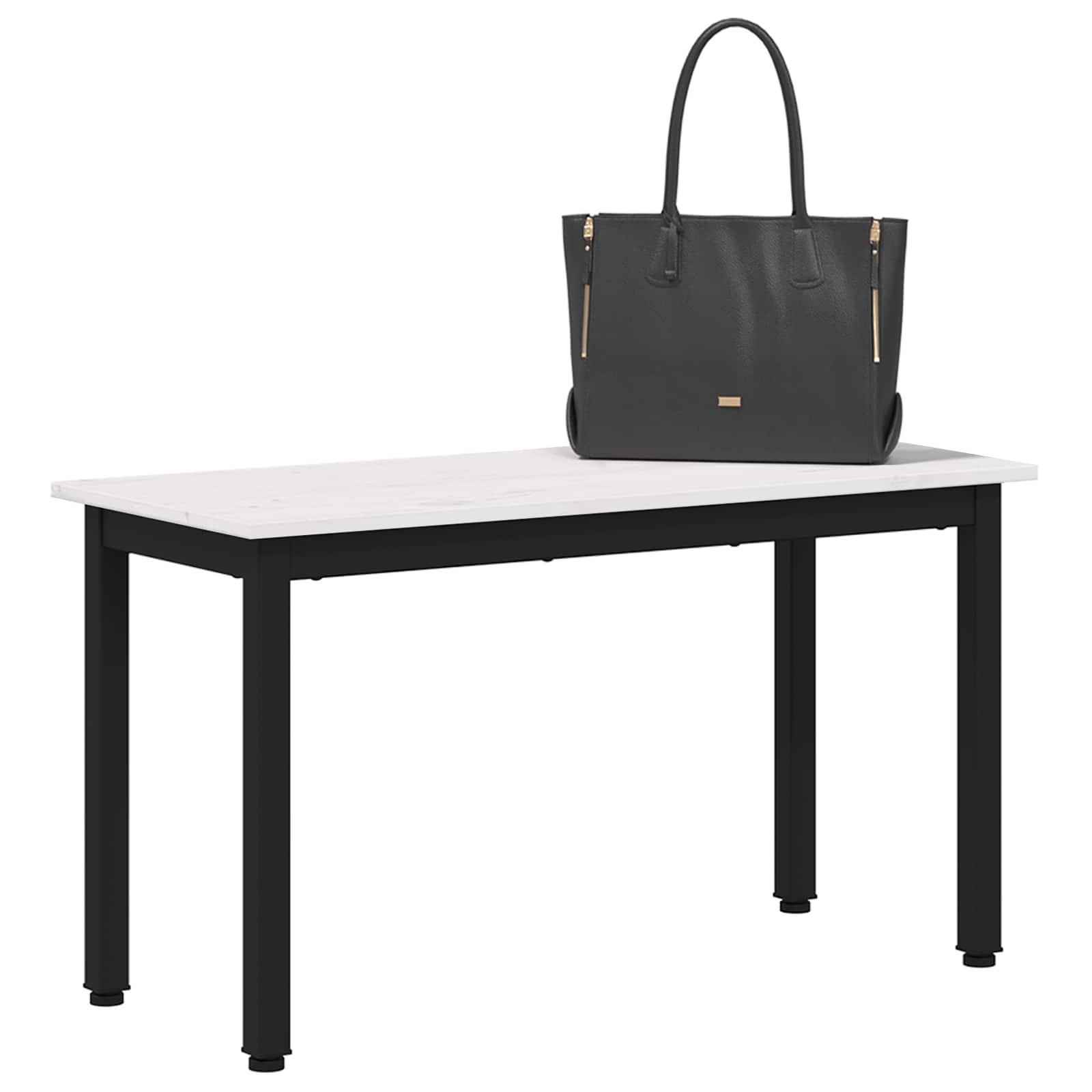 klupa Bijelo 80 x 35 x 45 cm Čvrsto borovo drvo
