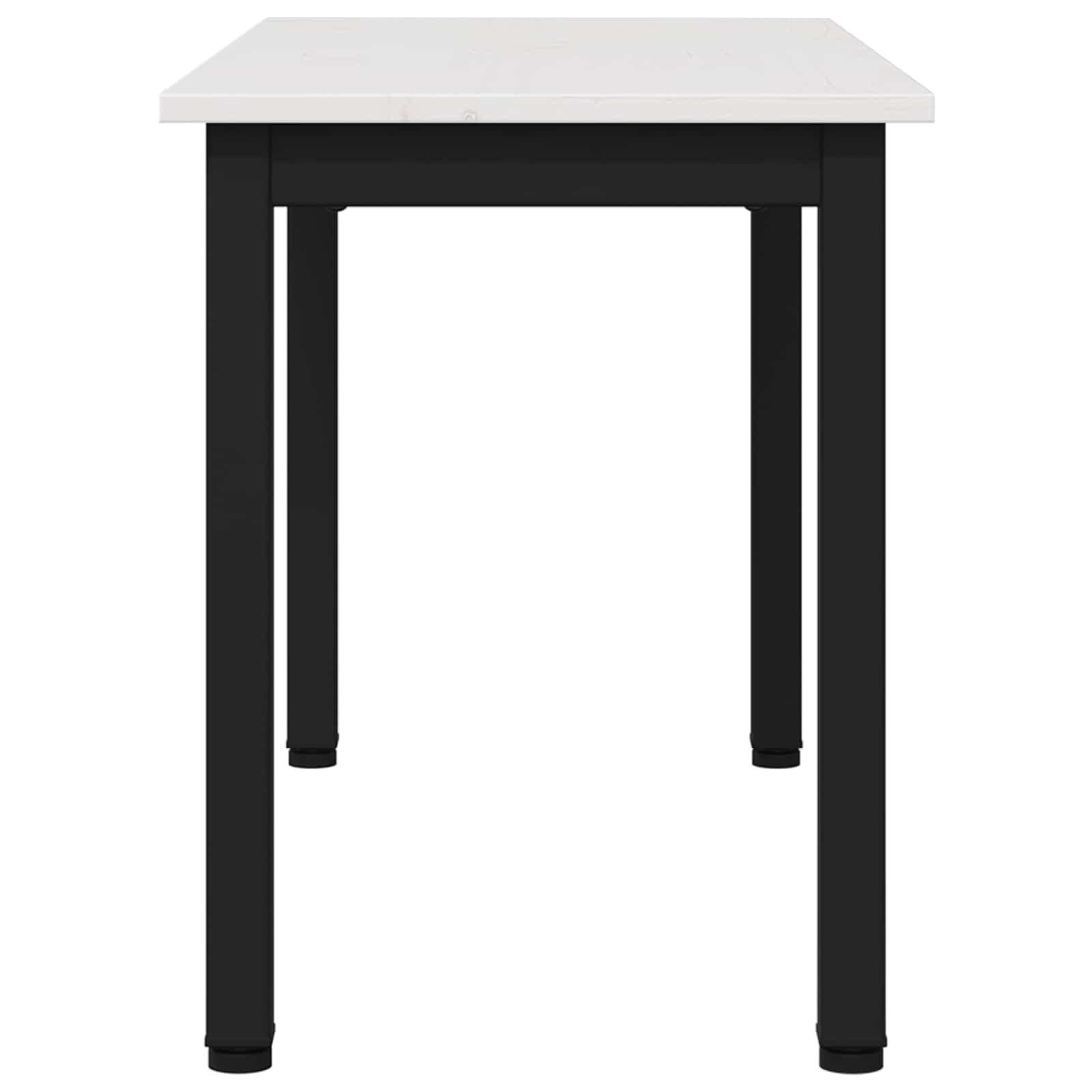 klupa Bijelo 80 x 35 x 45 cm Čvrsto borovo drvo