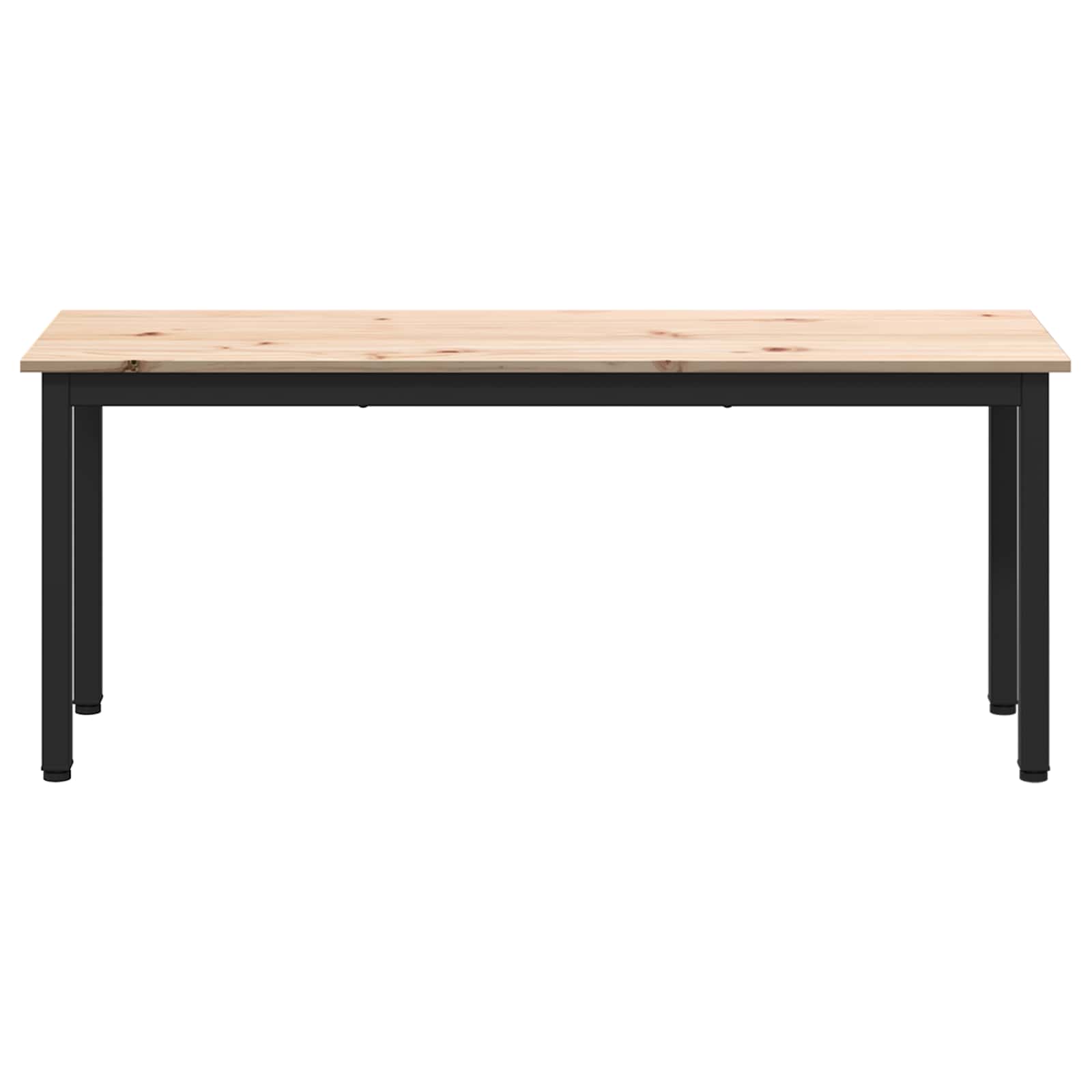 klupa Prirodna 110 x 35 x 45 cm Čvrsto borovo drvo