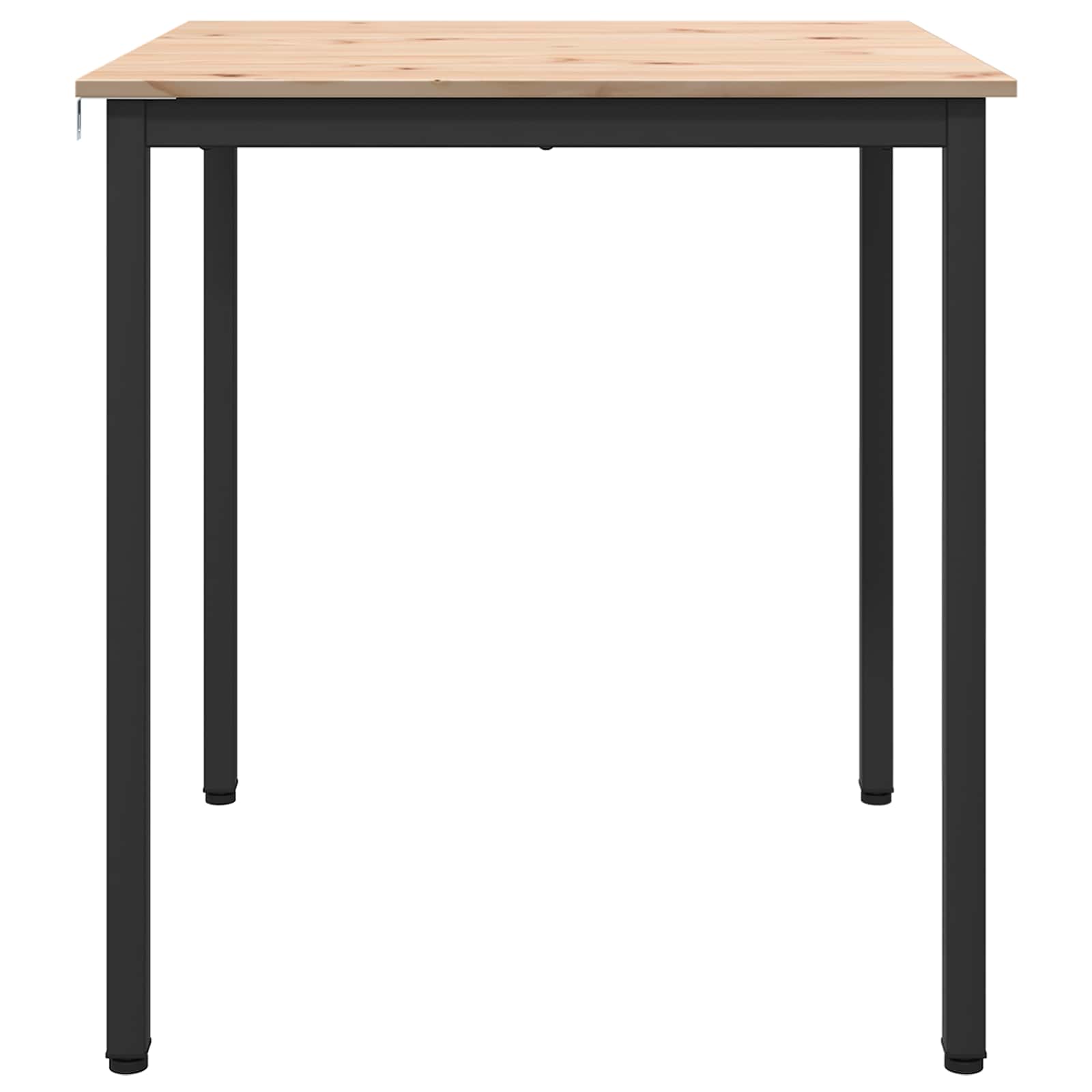 Stol za objedovanje Prirodna 70 x 70 x 75 cm Čvrsto borovo drvo