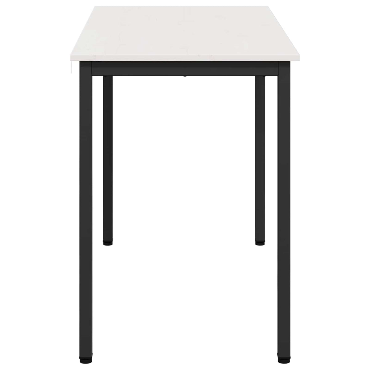 Stol za objedovanje Bijelo 110 x 55 x 75 cm Čvrsto borovo drvo