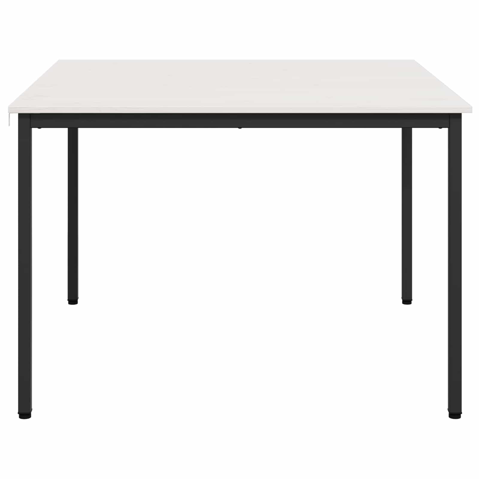 Stol za objedovanje Bijelo 110 x 110 x 75 cm Čvrsto borovo drvo