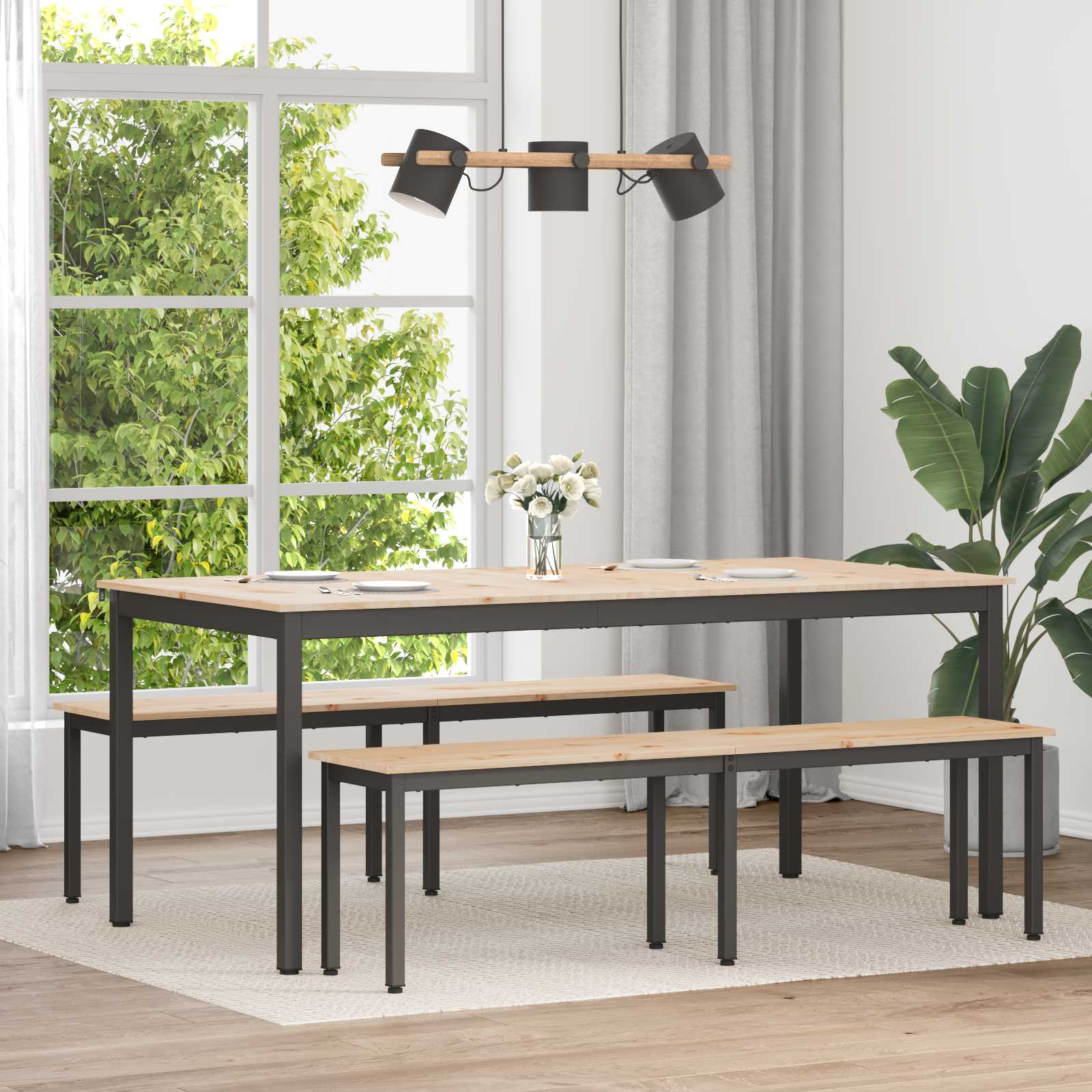 Stol za objedovanje Prirodna 180 x 90 x 75 cm
