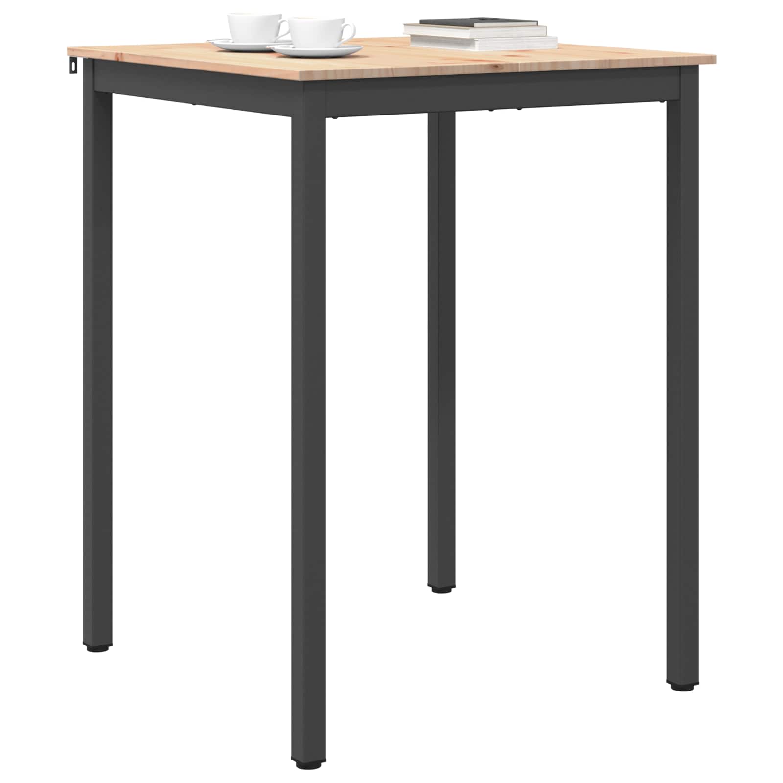 Stol za bar Prirodna 80 x 80 x 105 cm Čvrsto borovo drvo