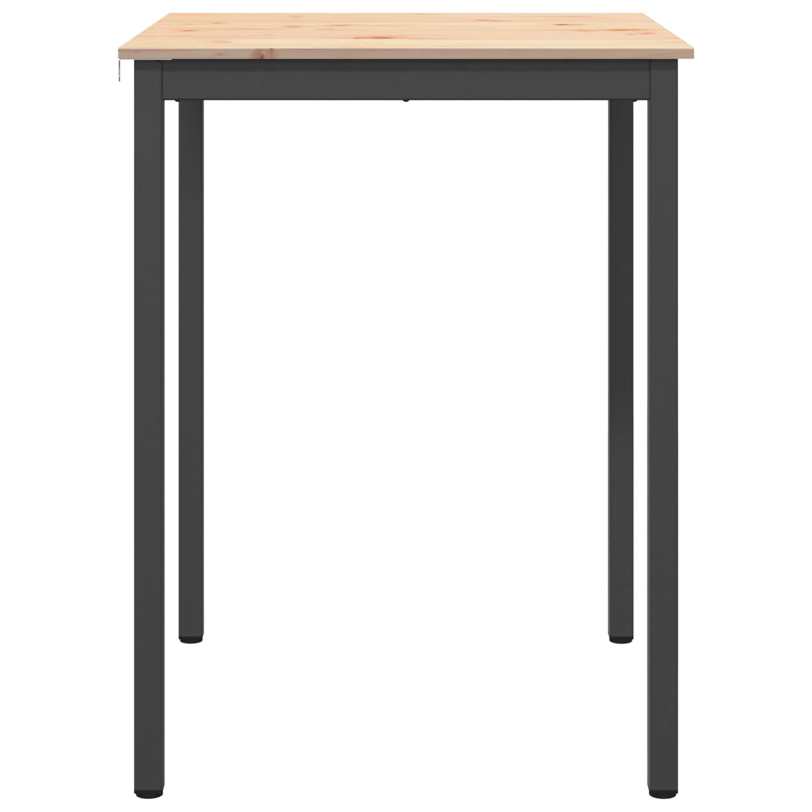 Stol za bar Prirodna 80 x 80 x 105 cm Čvrsto borovo drvo