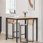 Stol za bar Prirodna 110 x 110 x 105 cm Čvrsto borovo drvo