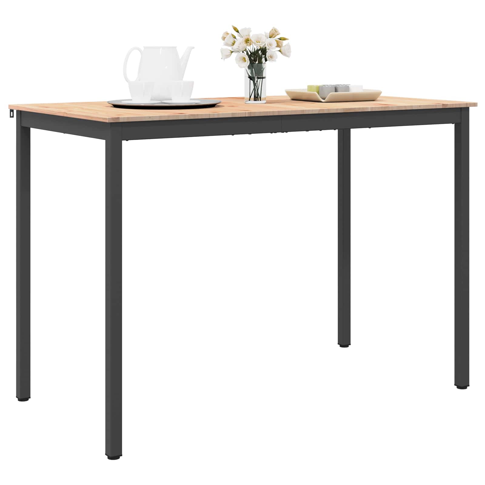 Stol za bar Prirodna 150 x 80 x 105 cm Čvrsto borovo drvo