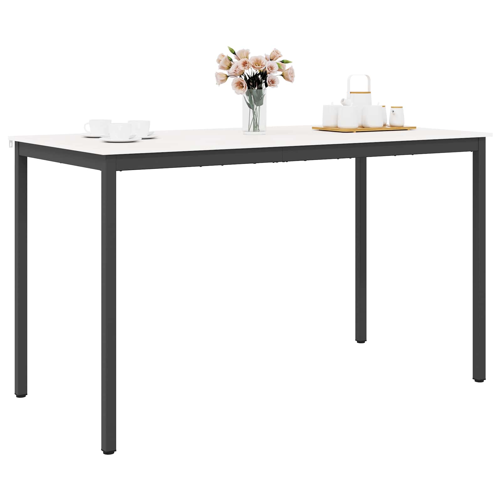 Stol za bar Bijelo 180 x 90 x 105 cm Čvrsto borovo drvo