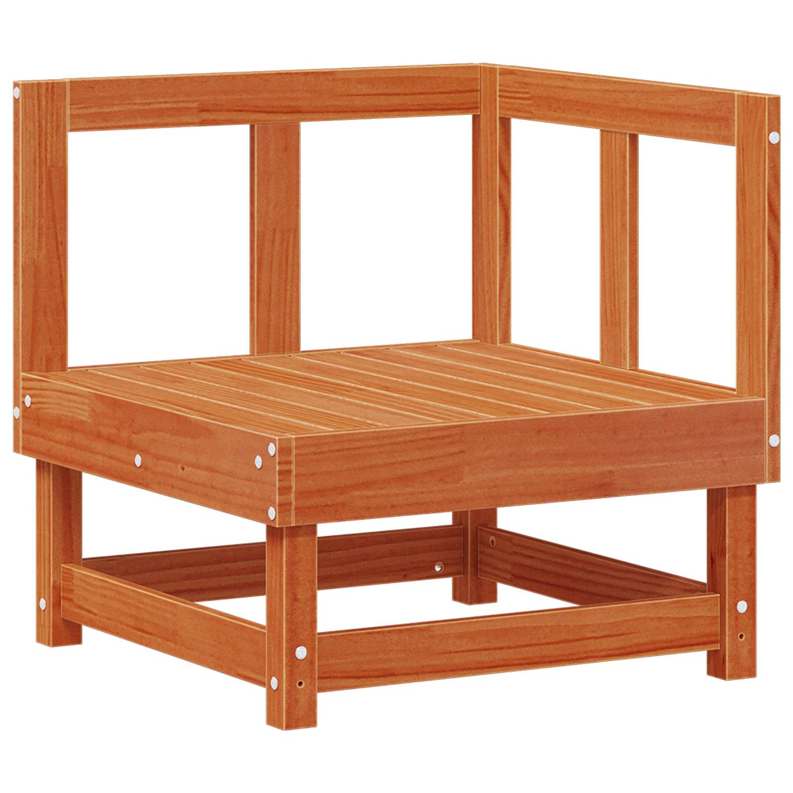 Sekcionalna sofa Vosak Smeđa 183 x 61 x 62 cm Masivna borovina