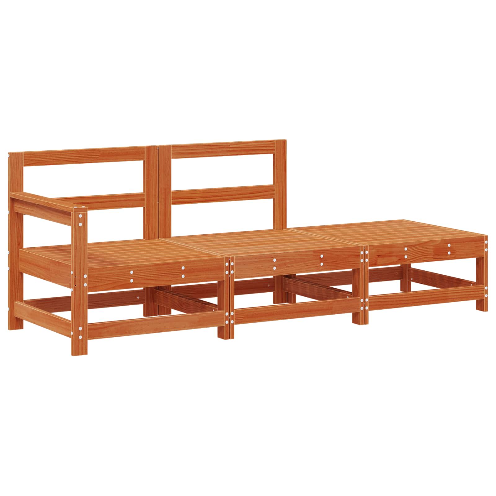 Sekcionalna sofa s jastukom Voštanosmeđa 190 x 62 x 70,5cm