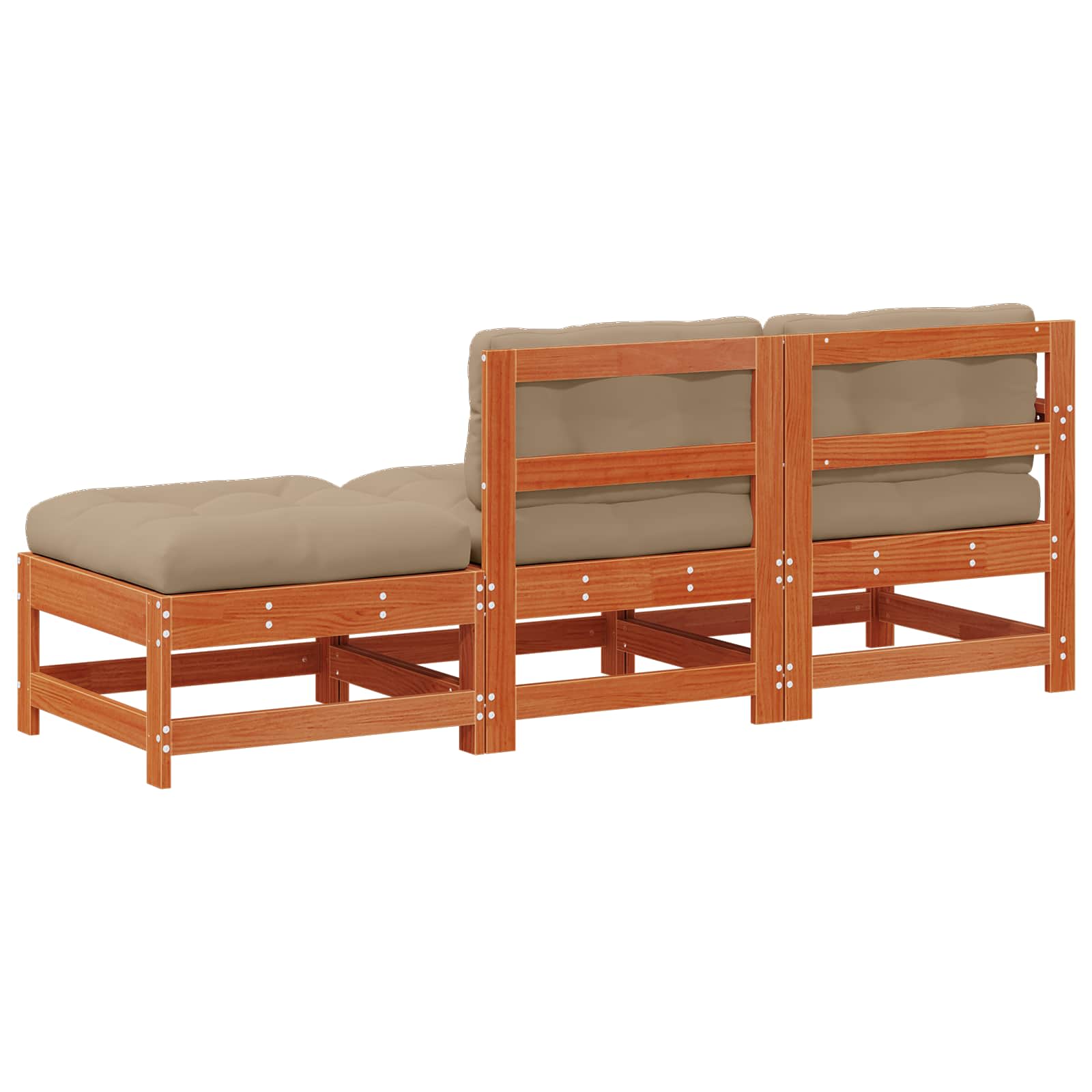 Sekcionalna sofa s jastukom Voštanosmeđa 190 x 62 x 70,5cm