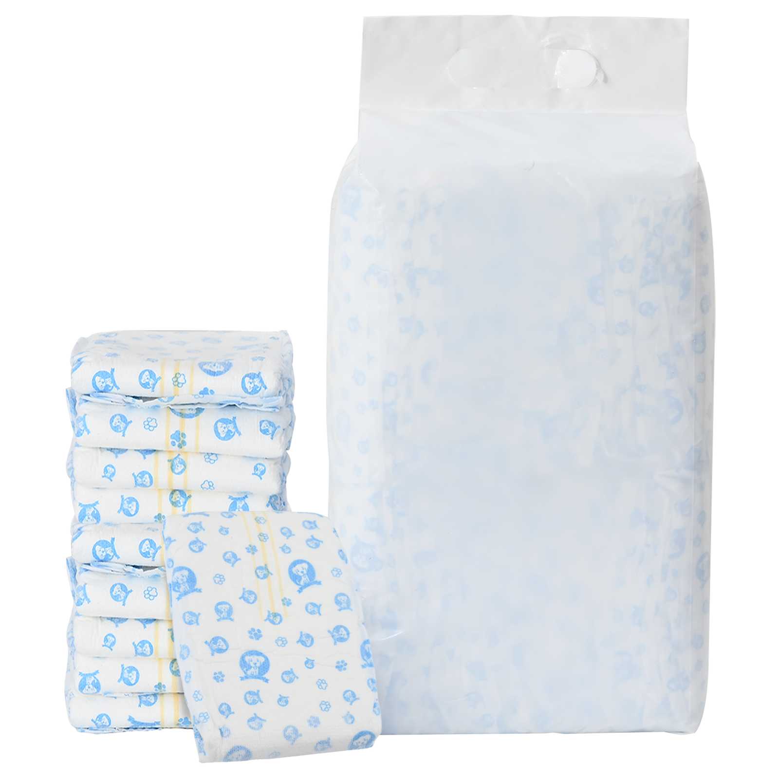 Jednokratna pelena za muške pse 30 pcs Bijeli S