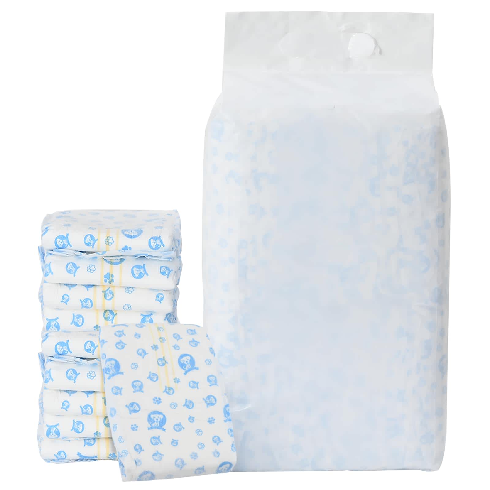 Jednokratna pelena za muške pse 30 pcs Bijeli M