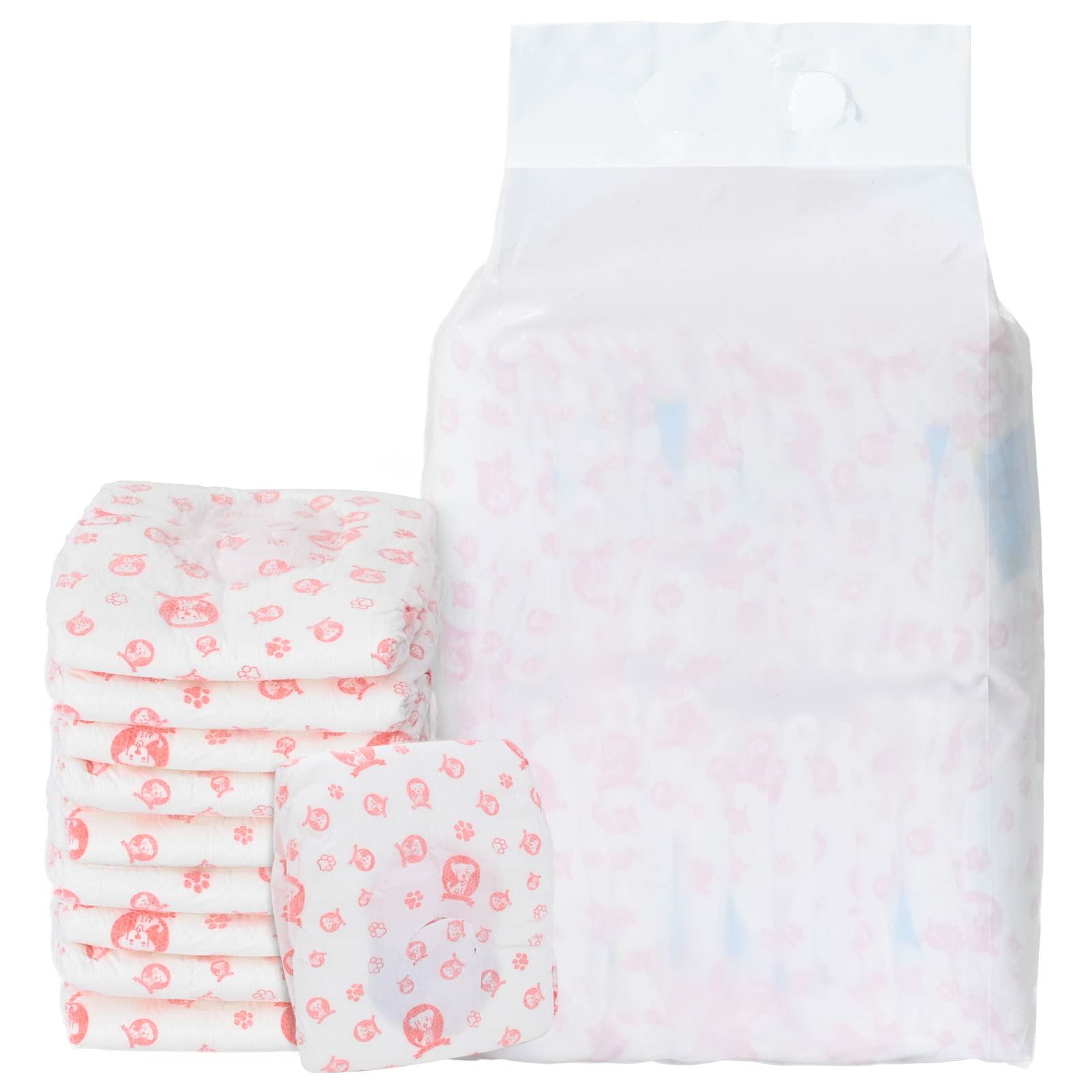Jednokratna pelena za pse ženke 30 pcs Bijeli S