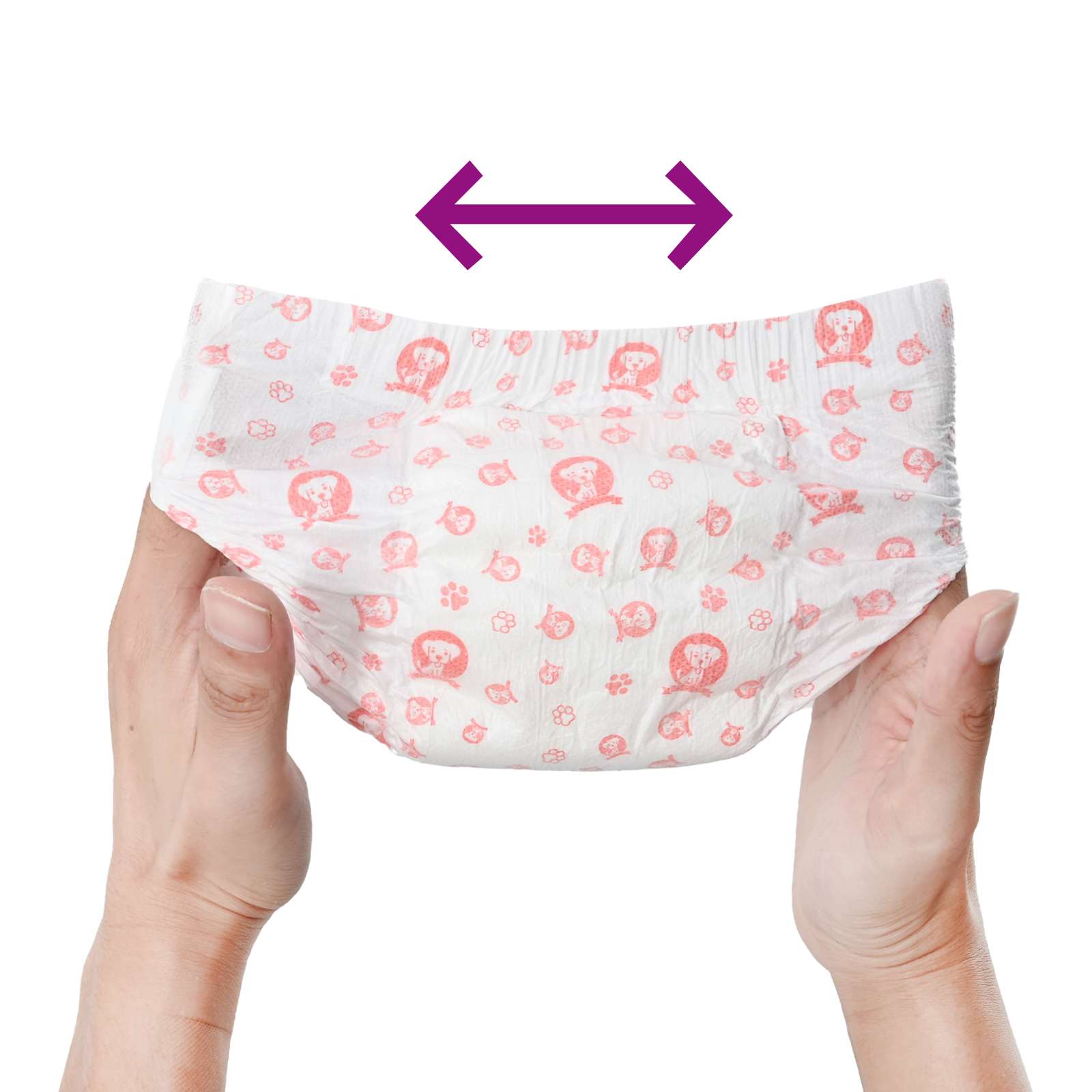 Jednokratna pelena za pse ženke 30 pcs Bijeli S